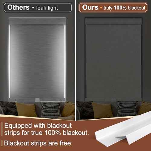 Cordless Dual Roller Shades.Linen Beige&See