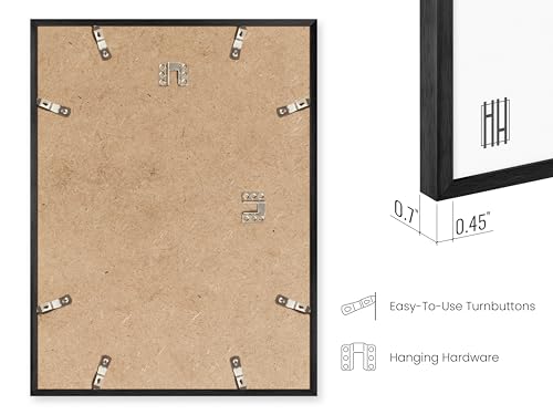 11x14 Black Metal Picture Frames