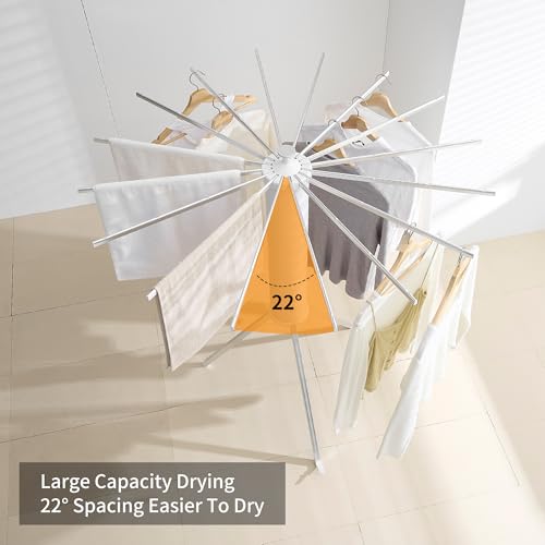 Foldable Clothes Drying Rack Tripod with Aluminum