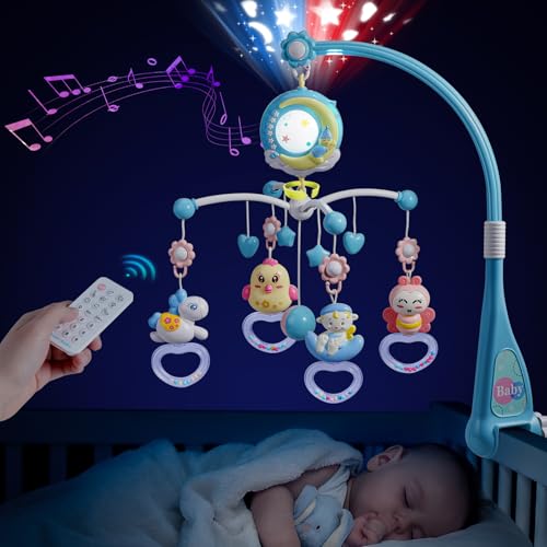 Moon Crib Mobile with Music and Light