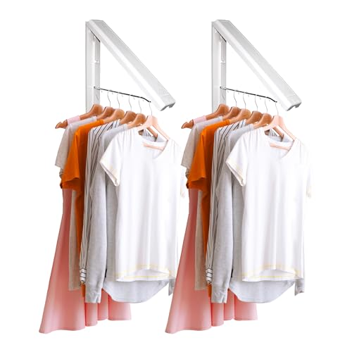 ABS Wall Mounted Clothes Drying Rack (2 Count)