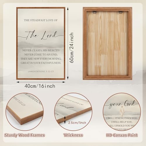 Christian Scripture Framed Wall Art Set of 3