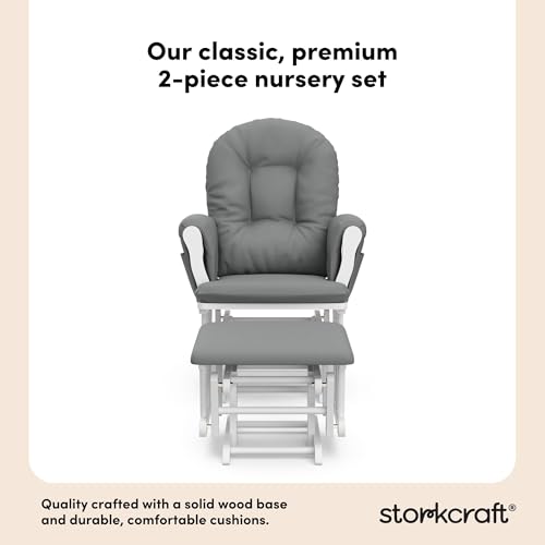 Premium Hoop Glider & Ottoman