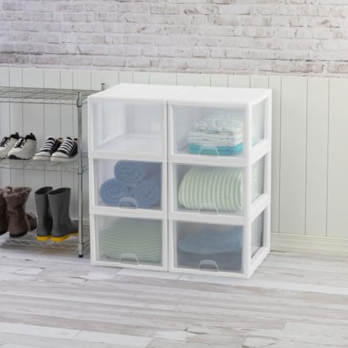 Stacking Drawer Storage Organizer for Clothes (16 Count)