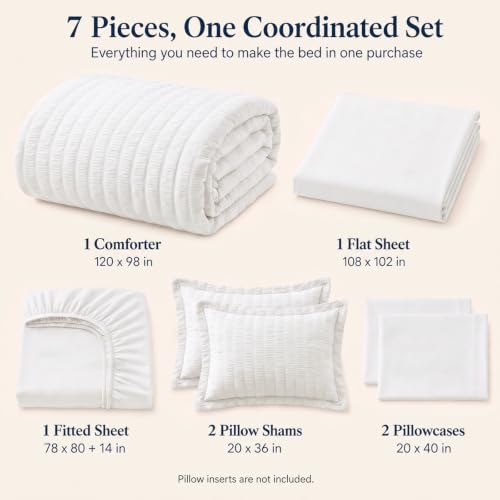 Oversized King Comforter Set 120x98 in