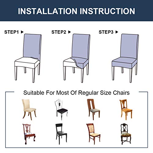2 Pcs Dining Chair Slipcover