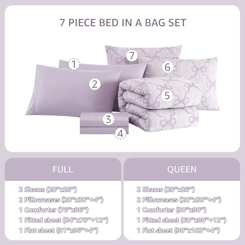 Full Size Comforter Sets with Sheets for Girls