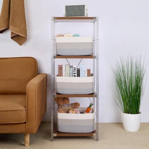 Large Storage Baskets for Organizing (4 Count)