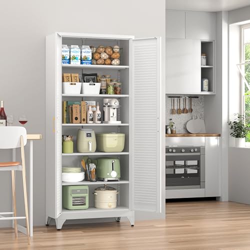 75" Metal Storage Cabinet