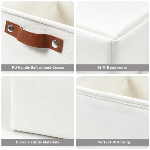 Large Fabric Storage Baskets (3 Count)