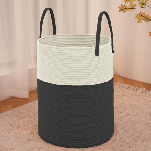 80L Cotton Rope Laundry Basket Hamper