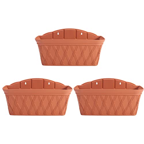 3 Pack Wall Hanging Planters (3 Count)