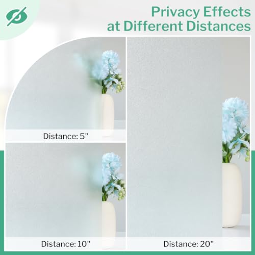 Frosted Glass Window Privacy Film (12.92 Sq Ft)
