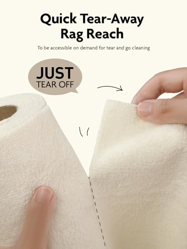 Microfiber Cleaning Cloth Roll (40 Count)