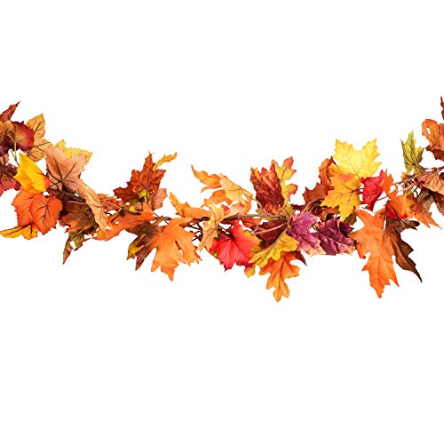 2 Pack Fall Garland Maple Leaf
