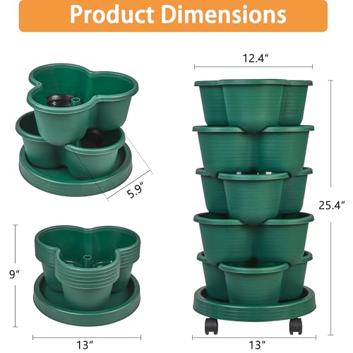 5 Tier Vertical Garden Planter (5 Count)