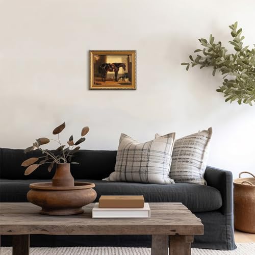 Vintage Gold Framed Wall Art for Home Decor
