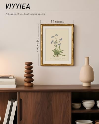 Gold Bamboo Framed Wall Art