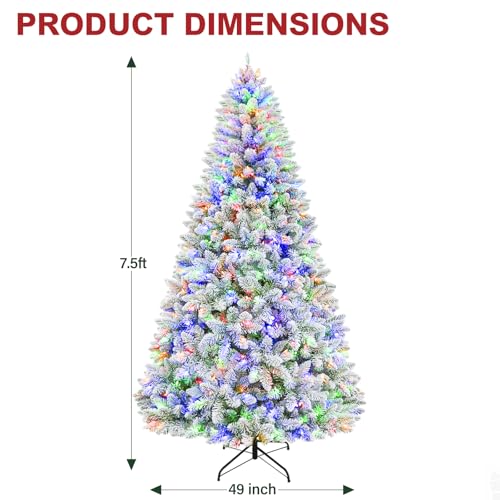 7.5 ft Prelit Christmas Tree with 1