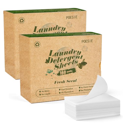 Laundry Detergent Sheets Fresh Scent 320 Sheet (320 Count)