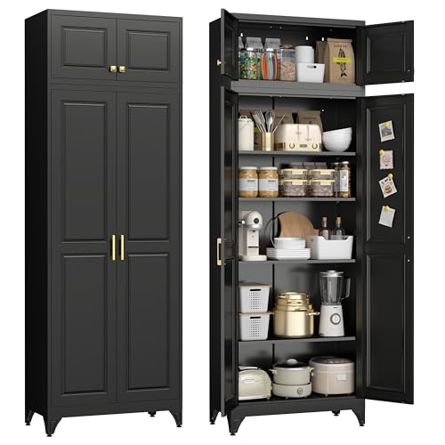 90.8" Kitchen Pantry Cabinet