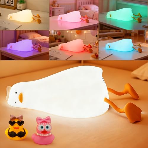 Lying Flat Duck Night Light