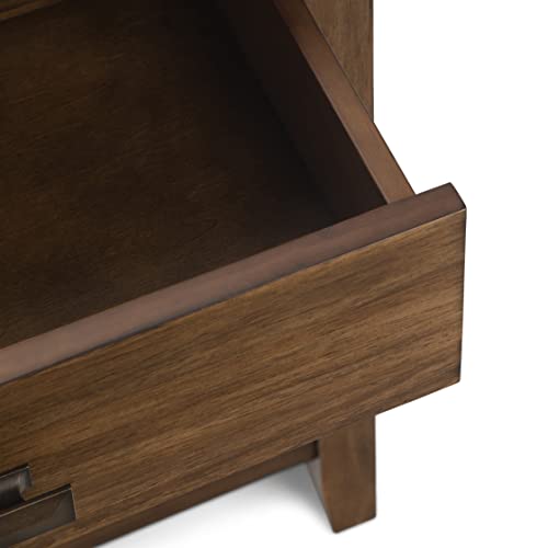 Artisan 24" Bedside Table in Rustic Natural Aged Brown