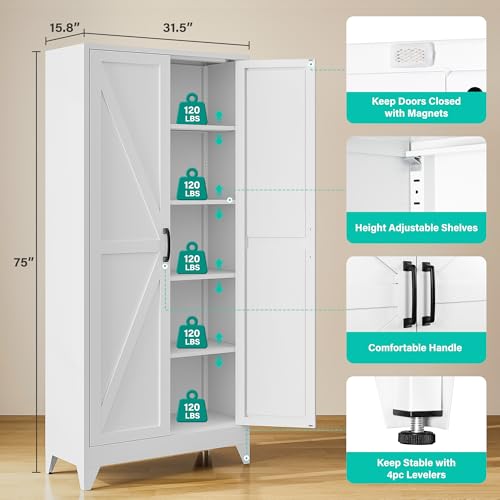 75" Tall Pantry Cabinet