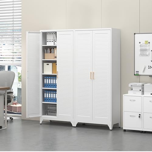 75" Metal Storage Cabinet