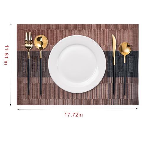 Placemats Set of 6 Washable Indoor (6 Count)