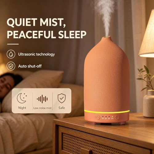 200ML Ceramic Essential Oil Diffuser for Home