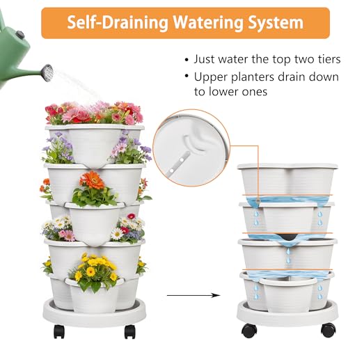5 Tier Vertical Garden Planter (5 Count)