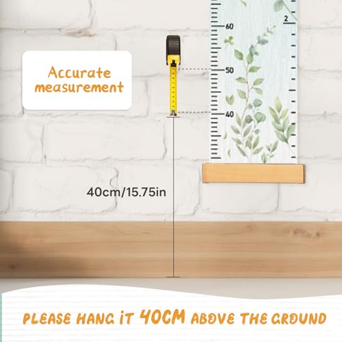 Personalized Name Growth Chart Wall Decor for Kids