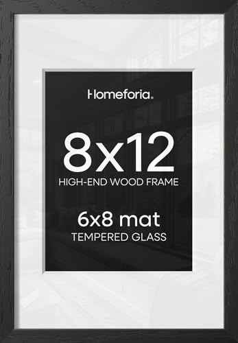 8x12 Black Oak Picture Frame
