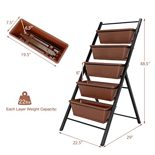 5 Tier Vertical Garden Planter