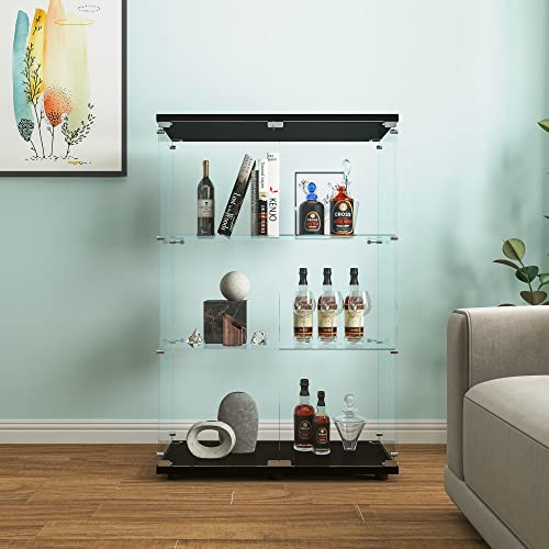 Black Glass Display Cabinet
