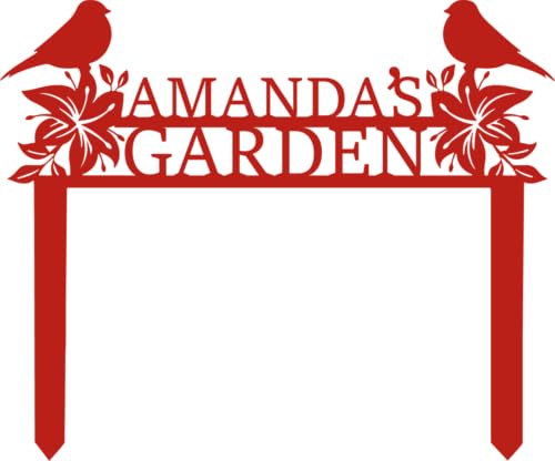 Personalized Garden Sign with Stake
