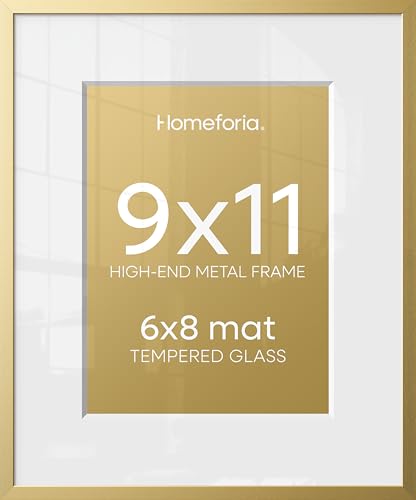 9x11 Gold Picture Frame (3 Count)