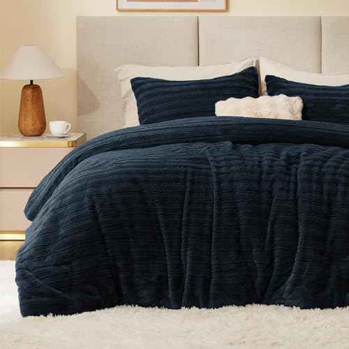 Faux Fur King Size Comforter Set