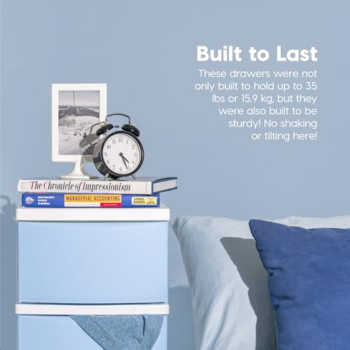 4 Drawer Slim Narrow Storage Organizer