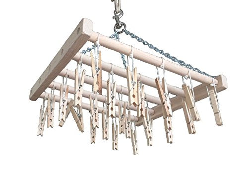 25 Clothes Pin Laundry Drying Rack