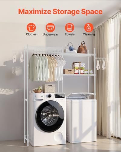 Over the Washer and Dryer Storage Shelf