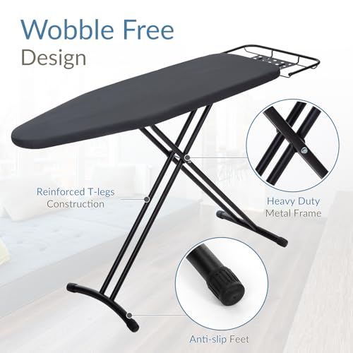 Ironing Board 48"x15" with Iron Rest