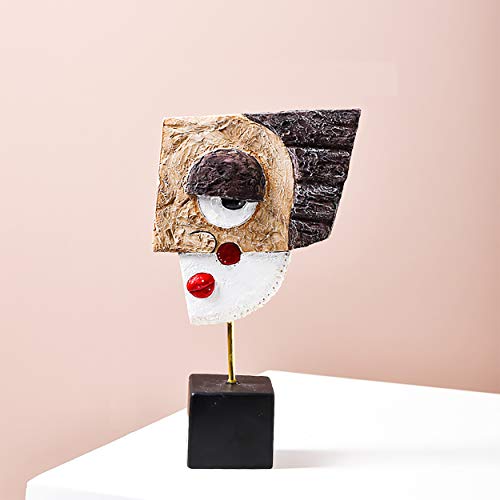 Smile Handcrafted Statues Resin Abstract Sculpture for Home Decor Modern