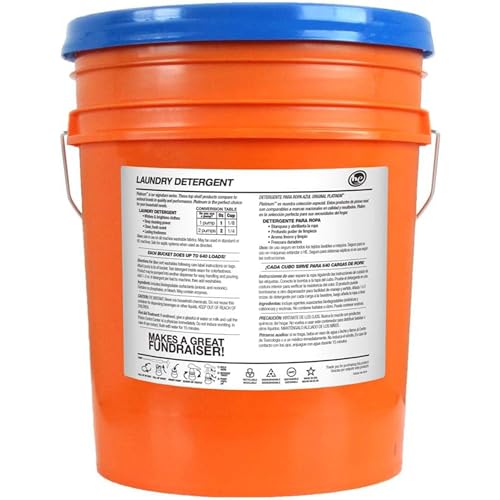 5 Gallon Liquid Laundry Detergent Washing Soap for All Machine Types (640 Fl Oz)