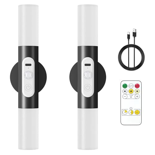 Motion Sensor Wall Lights with Remote