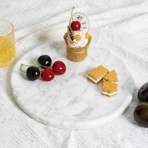 Natural Marble Decorative Tray for Bathroom Bedroom Kitchen Dresser