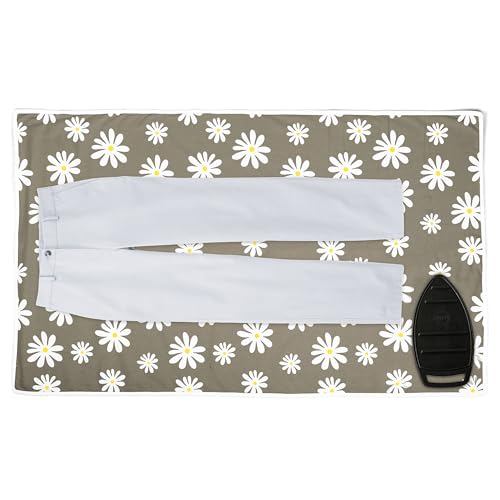 Ironing Mat Heat Resistant Pad 48"x28" Daisy Grey