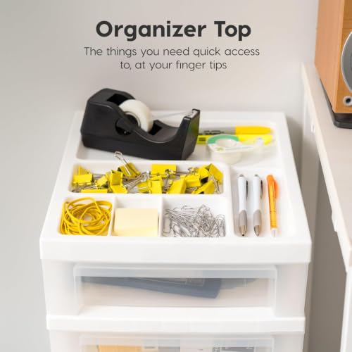 4 Drawer Rolling Storage Cart
