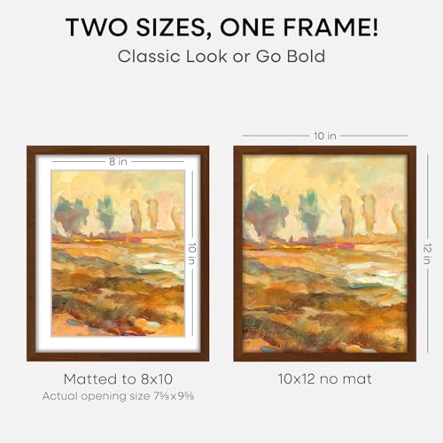 10x12 Brown Oak Picture Frame (3 Count)
